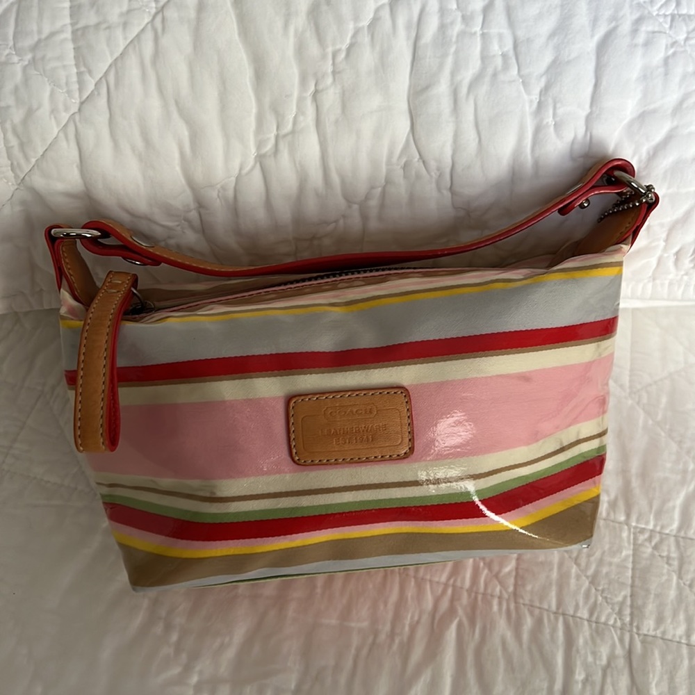 Coach Striped MiniBag